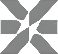 Минималистичный абстрактный логотип компании Одинцово Работа в серых тонах на белом фоне
