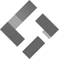 Минималистичный абстрактный логотип компании Одинцово Работа в серых тонах на белом фоне